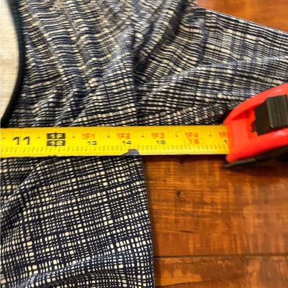 Tart collection Blue Checkered blue modal Long Sleeve Open Wrap Blouse size xs - Picture 15 of 16